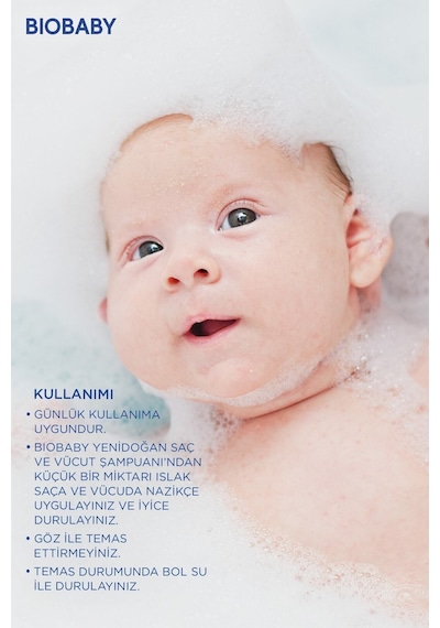 Biobaby Yenidoğan Saç Ve Vücut Şampuanı 200ml