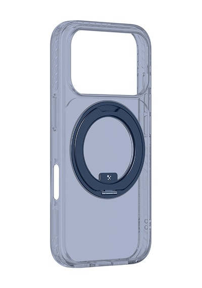 Apple Uyumlu iPhone 17 Pro Kılıf M-safe Özellikli Airbagli Standlı Amazingthing Titan Pro Magspin Kapak Mavi Mavi