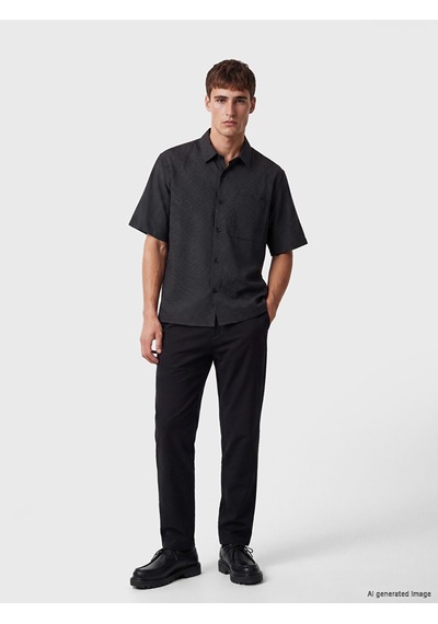 Lcw Vision Antrasit Regular Fit Kareli Erkek Gömlek