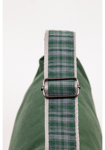 Fabric Craft Bag El Çantası Duck Kumaş Yeşil Ayarlanabilir Askılı Haki
