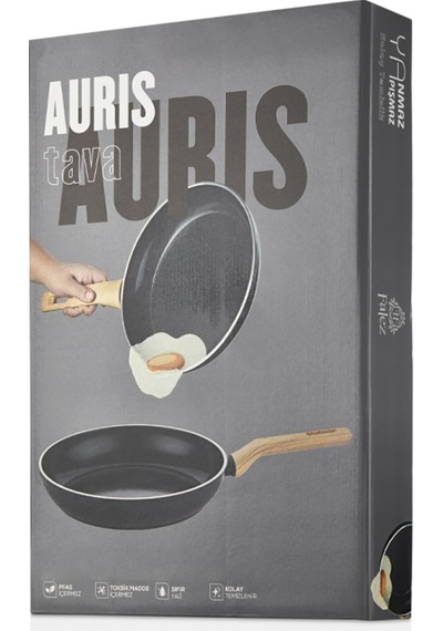 Auris 28 Cm Tava Siyah