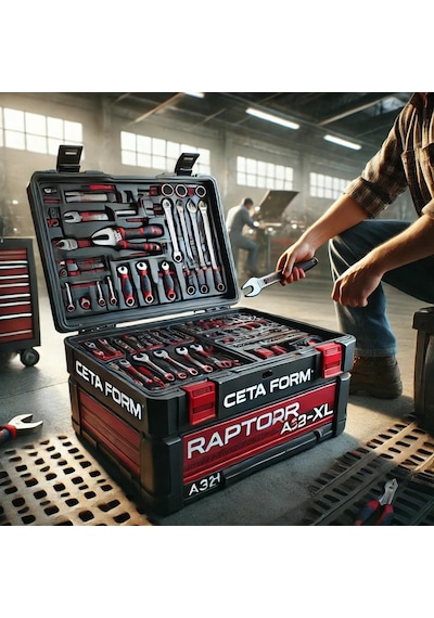 Ceta Form 530x400x285 Mm Tekerlekli Raptor Takım Çantası A32h-xl