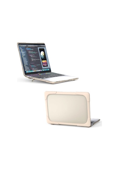 Apple Uyumlu Macbook Pro 13 İnch A2289-a2251-a2338 2020 Standlı Koruyucu Kılıf- 5775
