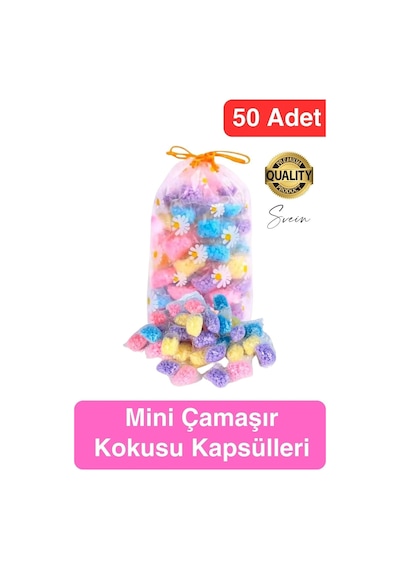 50 Adet 6g Çamaşır Kokusu Granül Parfüm Boncuk Yumuşatıcı Karışık Renkler Temizlik Ev Seyahat Otel Diğer
