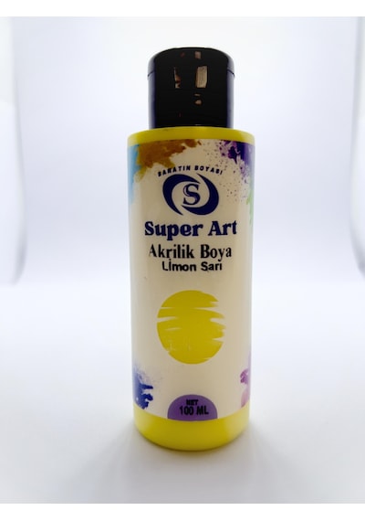 Superart Akrilik Boya Limon Sarı Limon Sarı