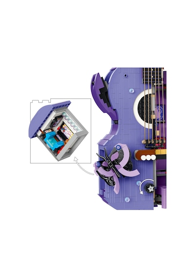 LEGO® Editions Olivia Rodrigo’nun İki Renkli Gitarı 43031 - 14 Yaş ve Üzeri için Minifigür İçeren Oyuncak Yapım Seti (1228 Parça)