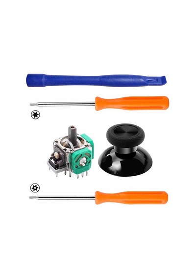Xbox One Analog Motor Topuz 1+1 T6 T8 Tornavida Ayırıcı Tamir Set Xbox One Kol Yedek Parça