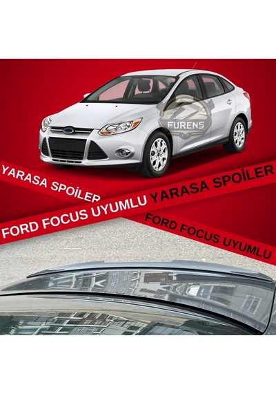 Ford Focus 2012-2018 3, 3.5, 4 Sedan Kasa Bagaj Üstü Yarasa Spoiler
