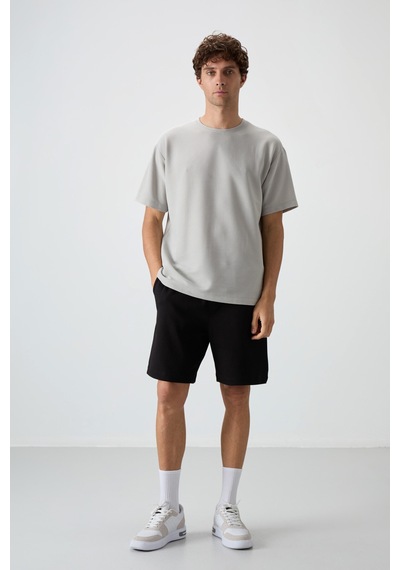Tommy Life Air Jones Erkek Oversize 0 Yaka T-shirt 88379 001