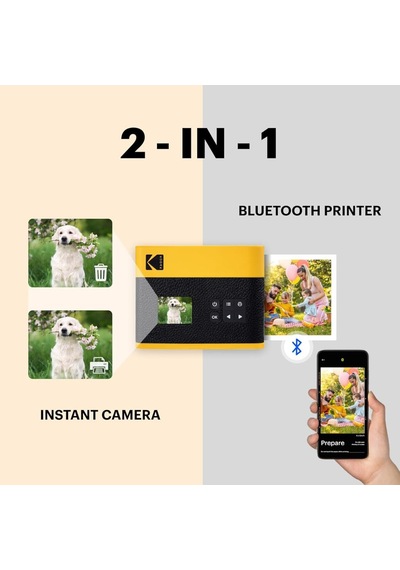 Kodak Mini Shot 3 Era Siyah Instant Fotoğraf Makinesi (Outlet)
