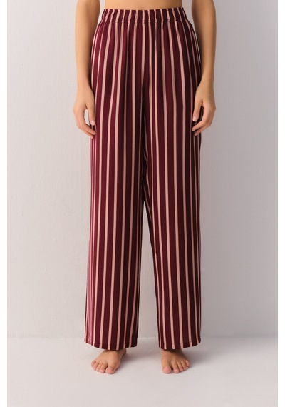 Suwen Stripe Romance Pantolon Sh26409624921 Çok Renkli