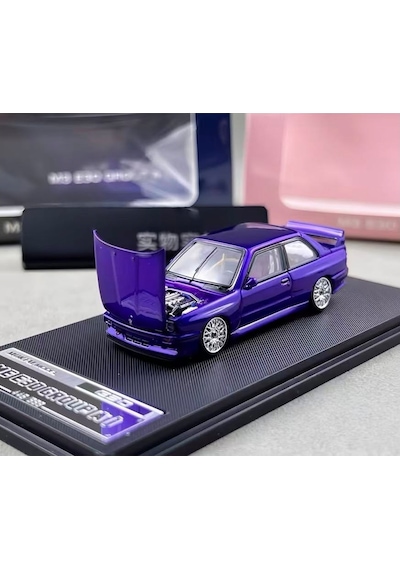 Mortal Model Bmw E30 M3 Group A Metallic Purple Mor Pleksi 1/64