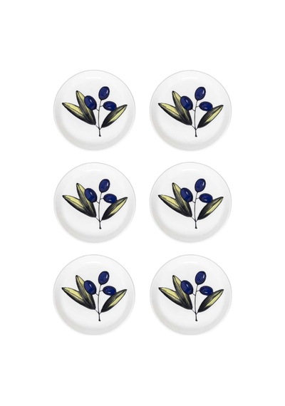The Mia Olivos Sosluk Çerezlik 6lı Set 10 Cm Çok Renkli