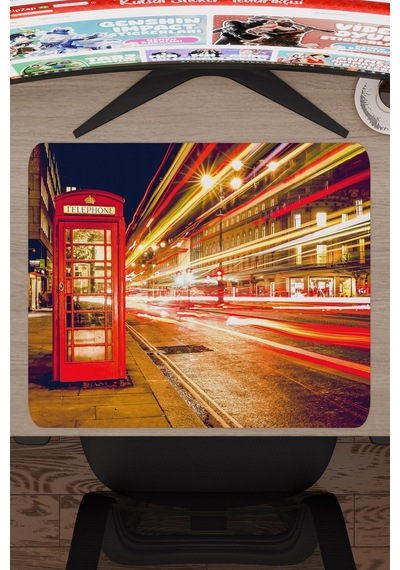 London Londra İngiltere 2 V3 48x40 Xl Gaming Kauçuk Kaymaz Taban Mouse Pad Fare Altlığı