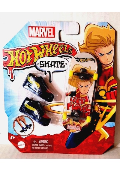 Hot Wheels Skate Captain Marvel Hmy18 Hnl75 Lisanslı Ürün