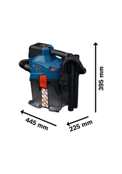Bosch Gas 18v-6ls Akülü Toz Emme - Süpürge Solo 06019k2100