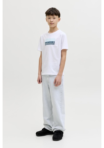 Jack & Jones Junior Jack&jones Junıor Erkek Çocuk Tişört 12293162 BEYAZ