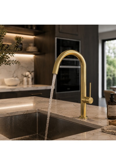 Newarc Bold Mat Gold Mutfak Eviye Bataryası 910738 Altın