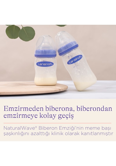 Lansinoh Natural Wave Biberon Seti 2'li 160 ML