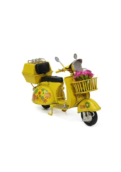 Klc Çiçekli Model Scooter Sarı