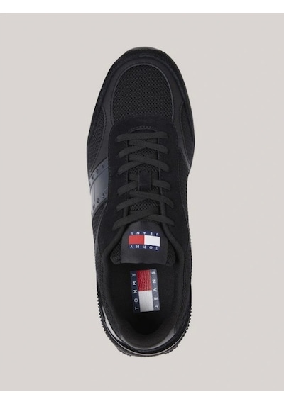 Tommy Hilfiger Erkek Renk Bloklu Siyah Sneaker Siyah