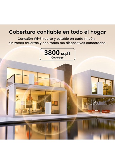 Tenda Me3 Pro 2p Wıfı7 Be3600 Mesh Router 2'li Paket