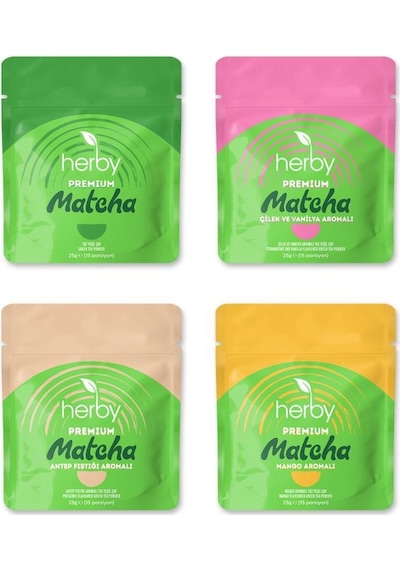 Herby Premium Matcha 4'lü Deneme Paketi
