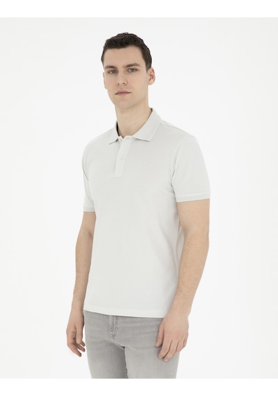 Pierre Cardin Erkek Açık Gri Tişört Basic 50280754-Vr001 Açık Gri