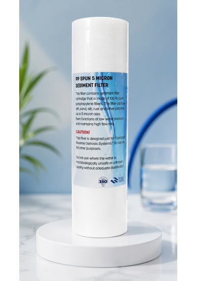 10'' 5 Micron Sediment Filtre Kalınlaştırılmış Uzun Ömürlü Sediment