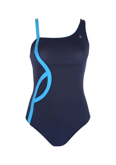 Aqua Sphere Arleen Navy Blue Turquoıse Kadın Mayosu (490365305) Turkuaz