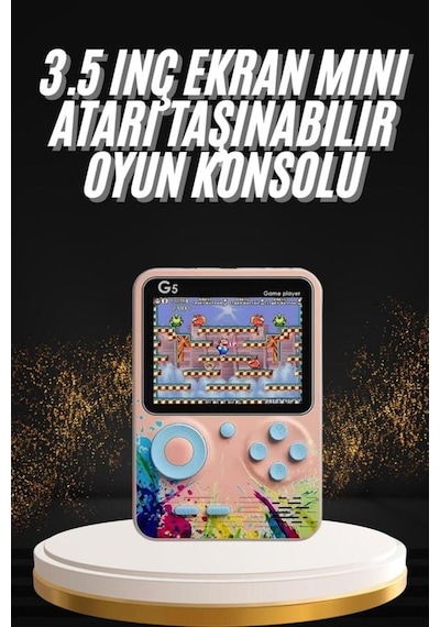 Televizyona Bağlanan Çift Joystick Taşınabilir Klasik Retro Oyunlu -