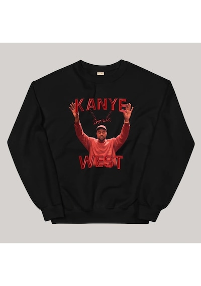 Startmore Kanye West Sweatshirt Beyaz Siyah