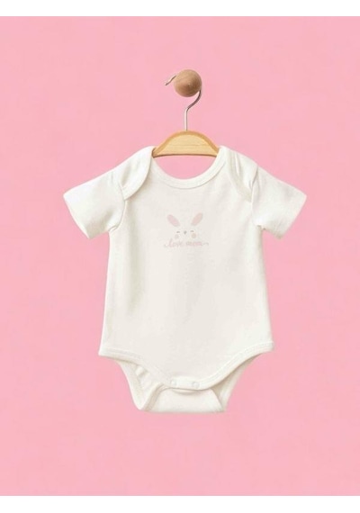Zekids Kız Bebek Tulum Body Şapka Organik 3 Lü Set-15473 Pembe