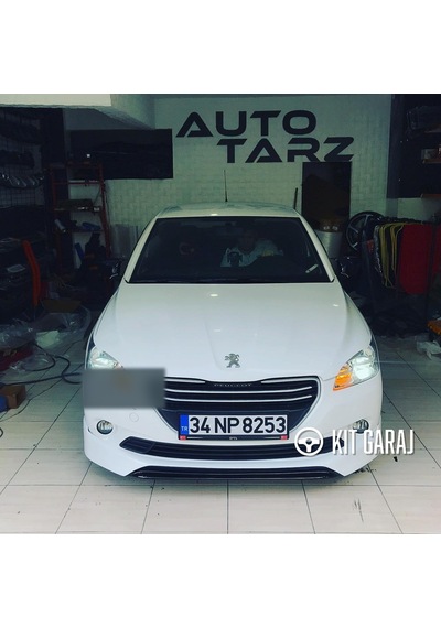 Kit Garaj Peugeot 301 Makyajsız Ön Ek Plastik Boyasız 2012