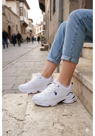 U.s. Polo Assn. Bob Wmn 6fx Rahat Sneaker Kadın Ayakkabı Beyaz