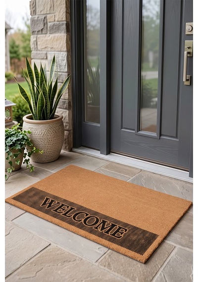 Villadia Home Textile Kapı Önü Paspası Kaymaz Taban Dekoratif Paspas Ev Giriş Antre İç Ve Dış Mekan Paspası 45x70 Cm 14ypycoco