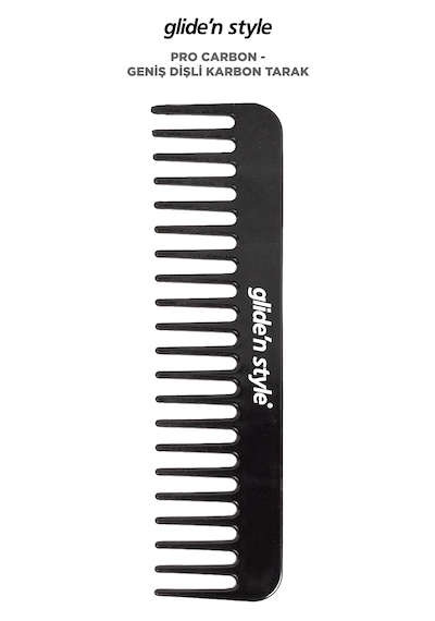 Pro Carbon - Geniş Dişli Karbon Tarak Gs-286