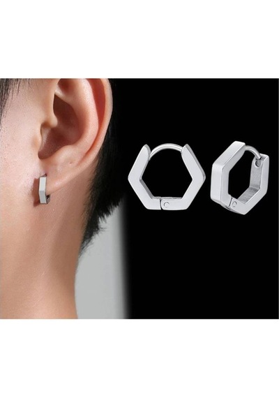 Hdmarketim 316 L Unisex Küpe 5 MM 104805549 Çok Renkli