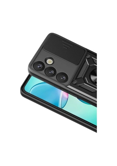 Samsung Galaxy Uyumlu S26 Plus Pars Lens Yüzüklü Silikon - Siyah İtdark53435