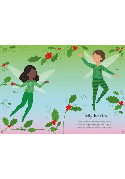 Little Sticker Dolly Dressing Christmas Fairy- Usborne