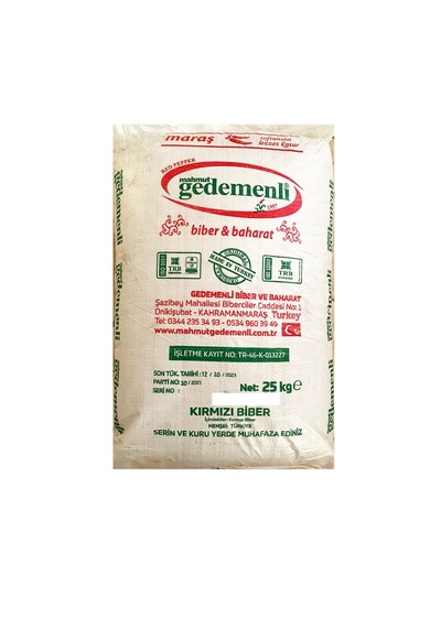 Mahmut Gedemenli Yedi Türlü Baharat 25 KG