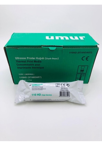 10 Rulo Adet Ultrason Kağıdı Ultrasound Printer Kağıdı Umur 110Hd