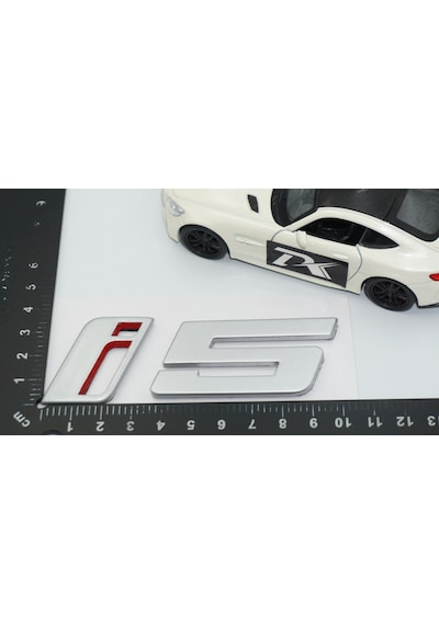 Dk Tuning İ5 Bagaj Kırmızı Gri Abs Yazı Logo Bmw İle Uyumlu -
