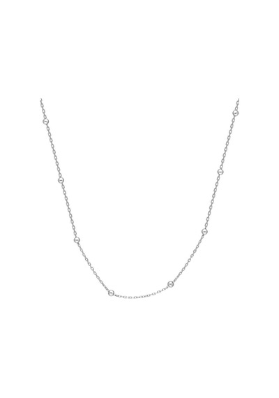 Toplu Gümüş Kolye Zincir 45Cm Rodyum Kaplama Wsn228B (399912089)