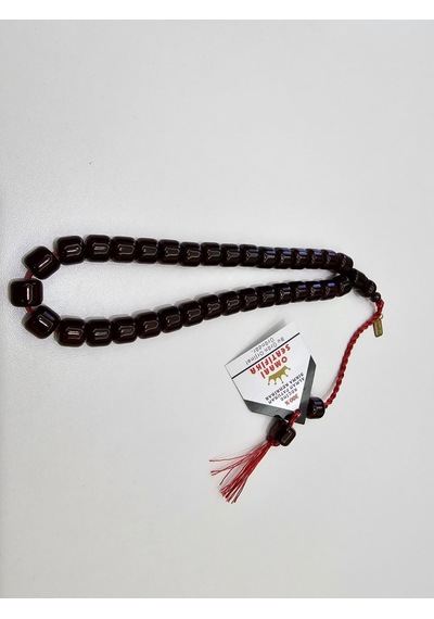 Omari İmzalı Sertifikalı Alman Faturan Sıkma Kehribar Tesbih 11x9 58345678