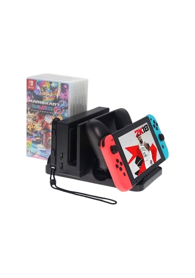 Yues Switch Stand Joy-Con Şarj Standı Oyun Bölmeli
