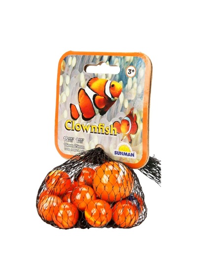 Misket Oyunu Geri Döndü Clownfish Turuncu Misket Seti