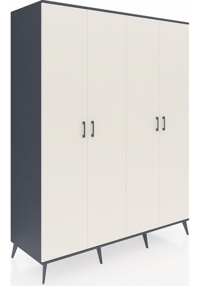 Kronos Gardrop 4 Raflı 4 Kapaklı 4 Askılı 176x59x221 Antrasit-aytaşı/antrasit Aytaşı/antrasit Kronos Gardrop 4 Raflı 4 Kapaklı 4 Askılı 176x59x221 Antrasit-aytaşı/antrasit Aytaşı/antrasit