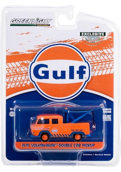 Greenlight 1970 Volkswagen Double Cab Pickup 1/64 Model Araba