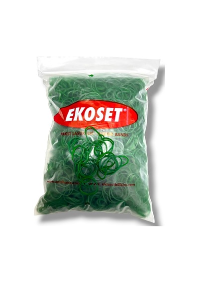 Küçük Paket Lastiği Yeşil 40mm 3000 Adet